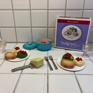 American Girl Spaghetti Dinner Set Retired